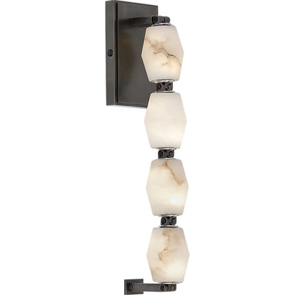 Alabaster Pillar Sconce