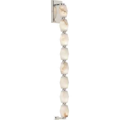 Alabaster Pillar Sconce