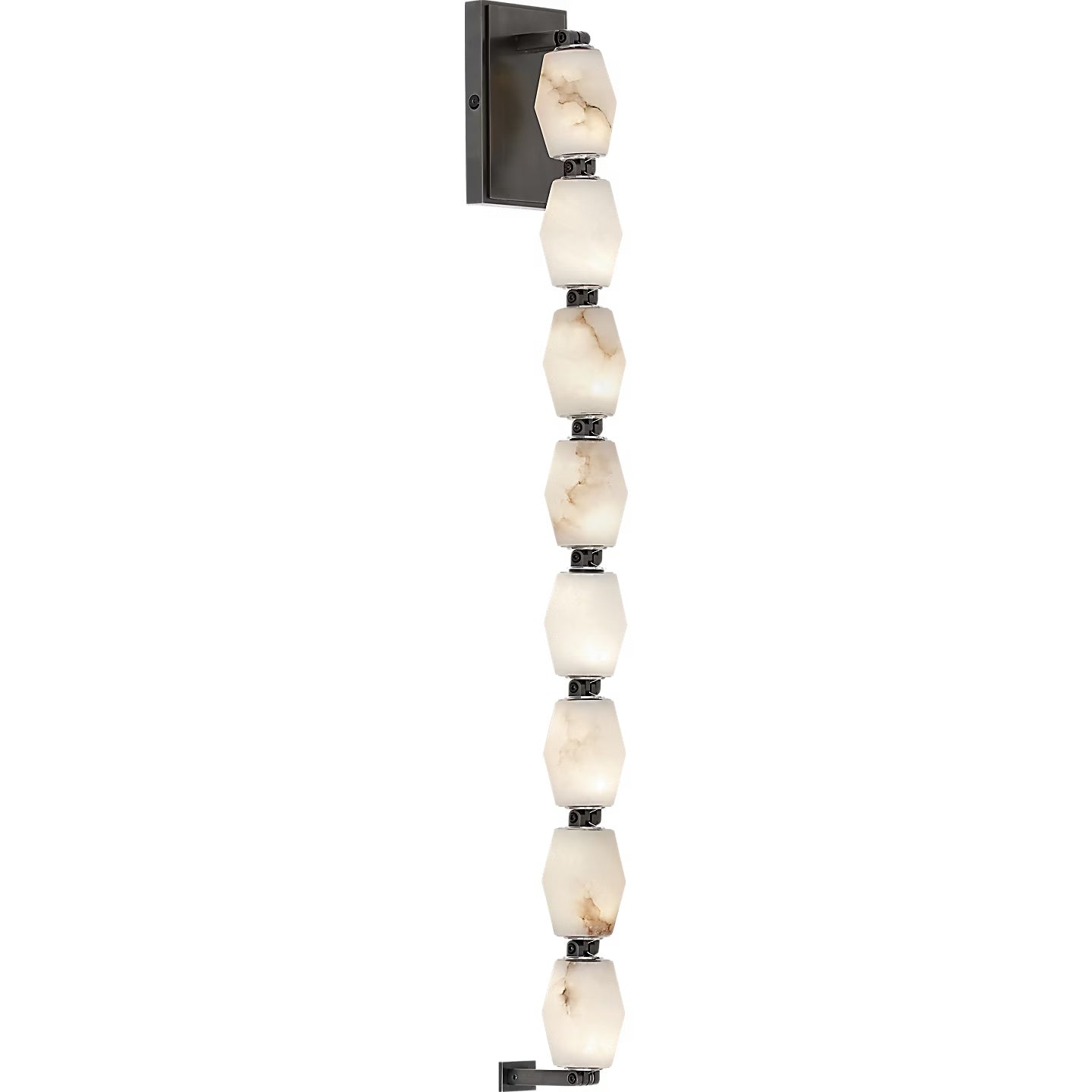 Alabaster Pillar Sconce