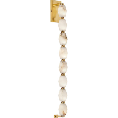 Alabaster Pillar Sconce