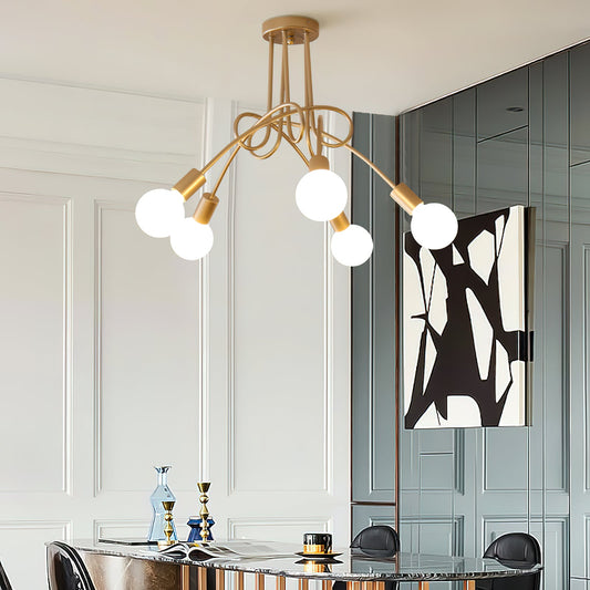 Colonial Sputnik Ceiling Lamp