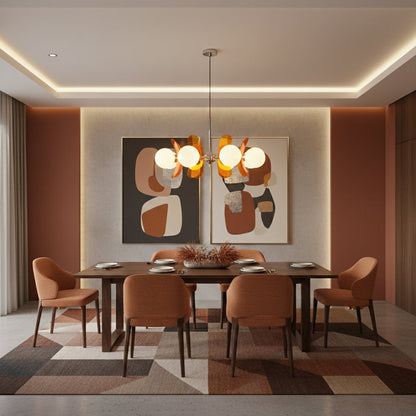 Coloured Sputnik Chandelier