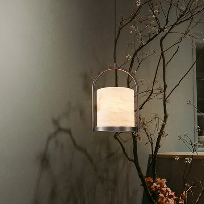 Cortland Alabaster Pendant Light