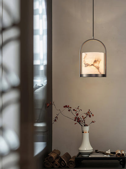Cortland Alabaster Pendant Light