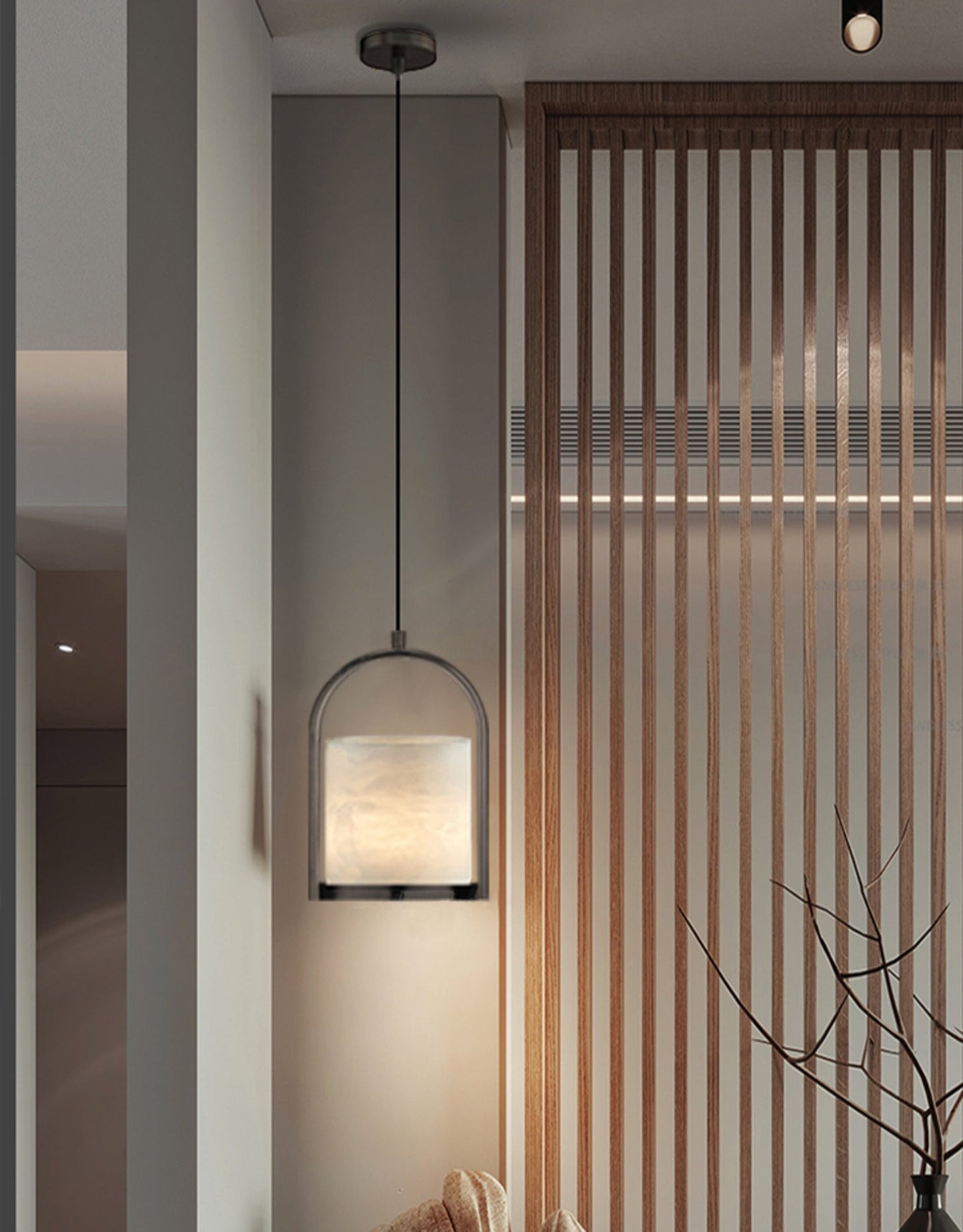 Cortland Alabaster Pendant Light
