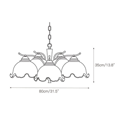 Crack Flower Chandelier