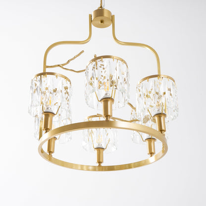 Crystal Bird Chandelier