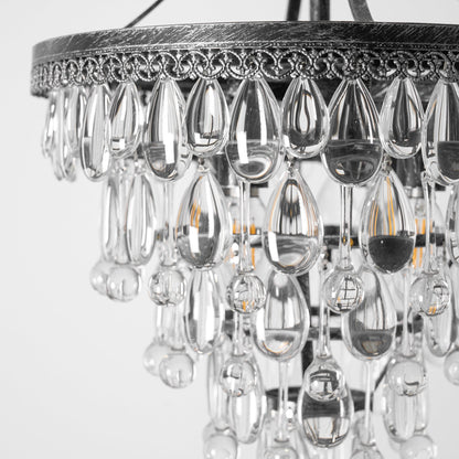 Crystal Inverted Pyramid Chandelier