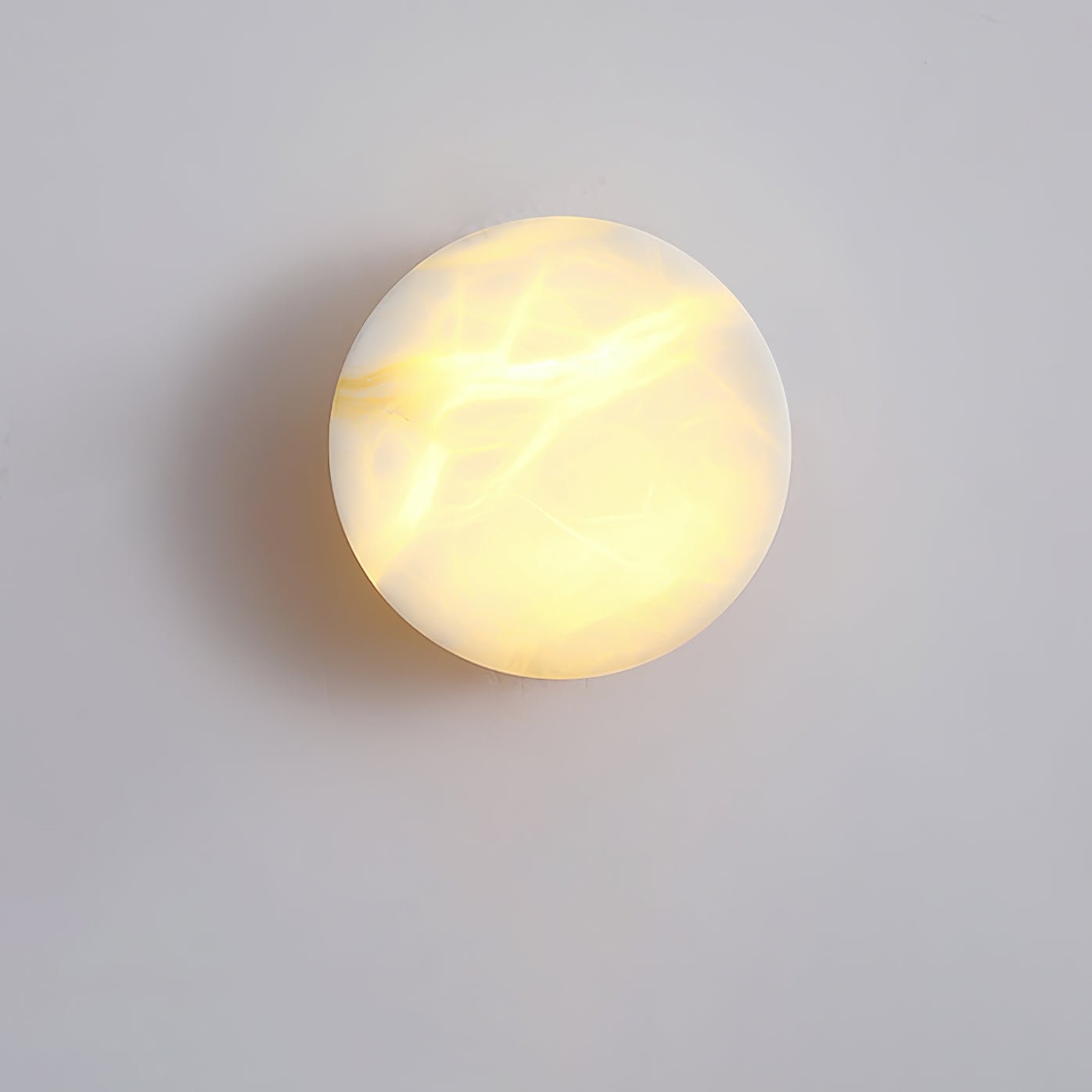 Cylindrical Alabaster Wall Lamp