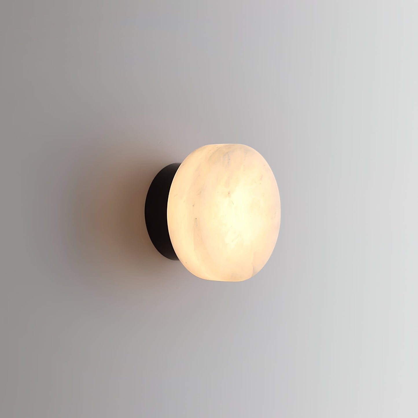 Cylindrical Alabaster Wall Lamp