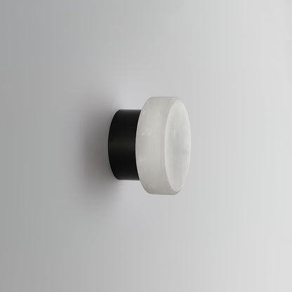 Cylindrical Alabaster Wall Lamp