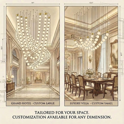 Pearl Necklace Chandelier