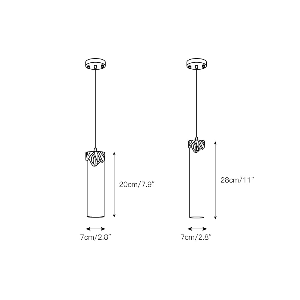 Dansani Lyra Alabaster Pendant Light