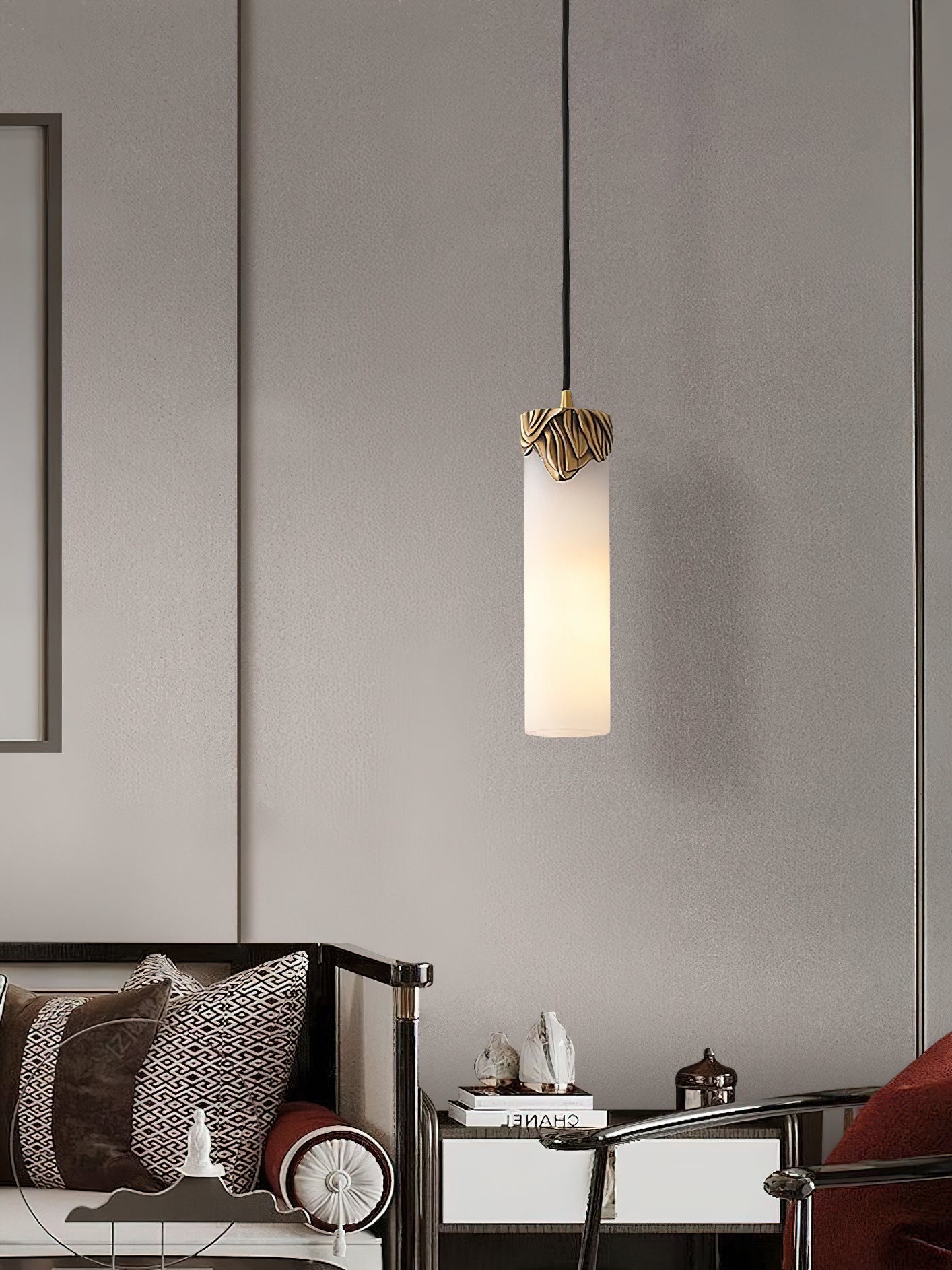 Dansani Lyra Alabaster Pendant Light