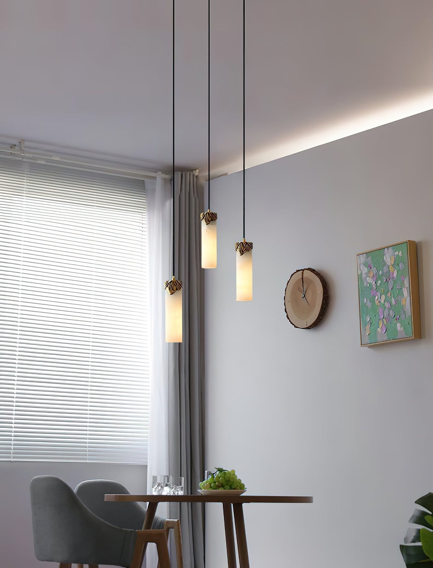 Dansani Lyra Alabaster Pendant Light