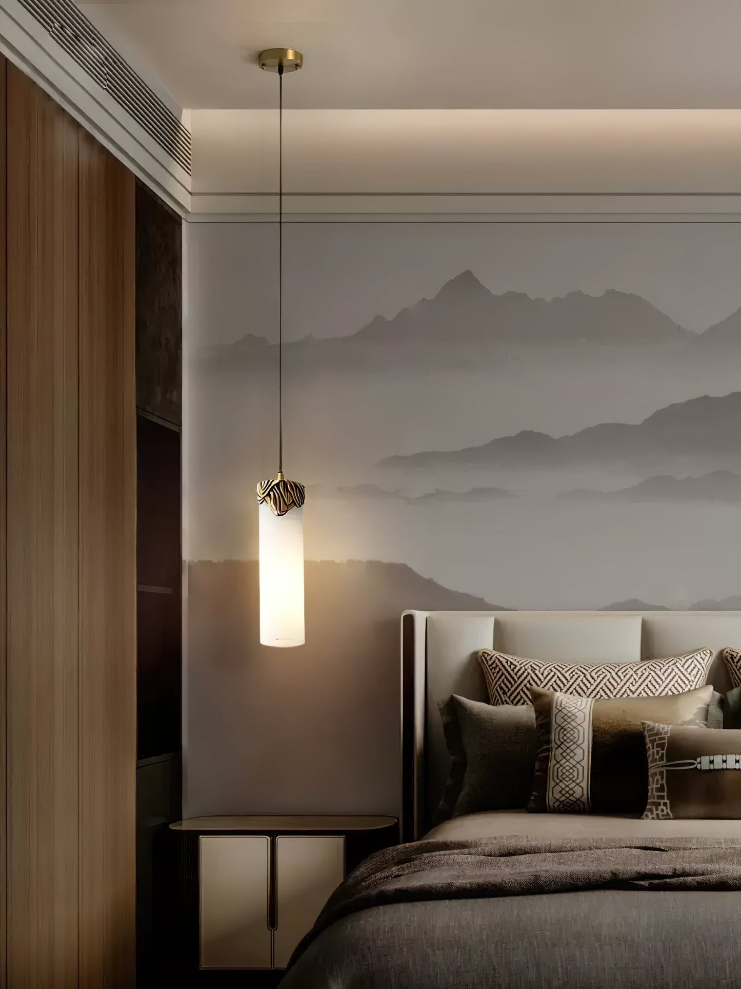 Dansani Lyra Alabaster Pendant Light