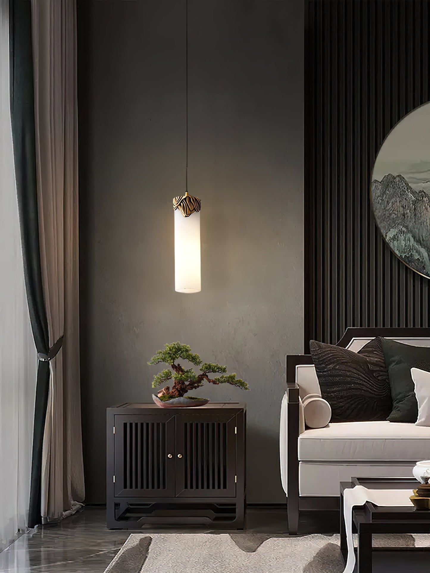 Dansani Lyra Alabaster Pendant Light