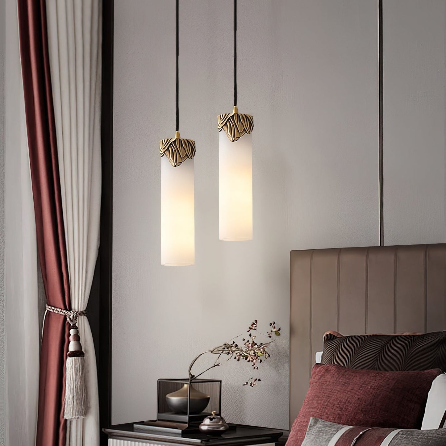 Dansani Lyra Alabaster Pendant Light