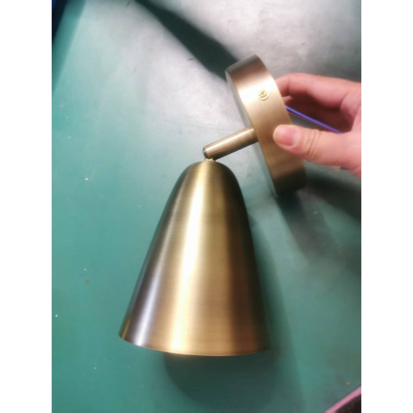 Dax Brass Wall Lamp