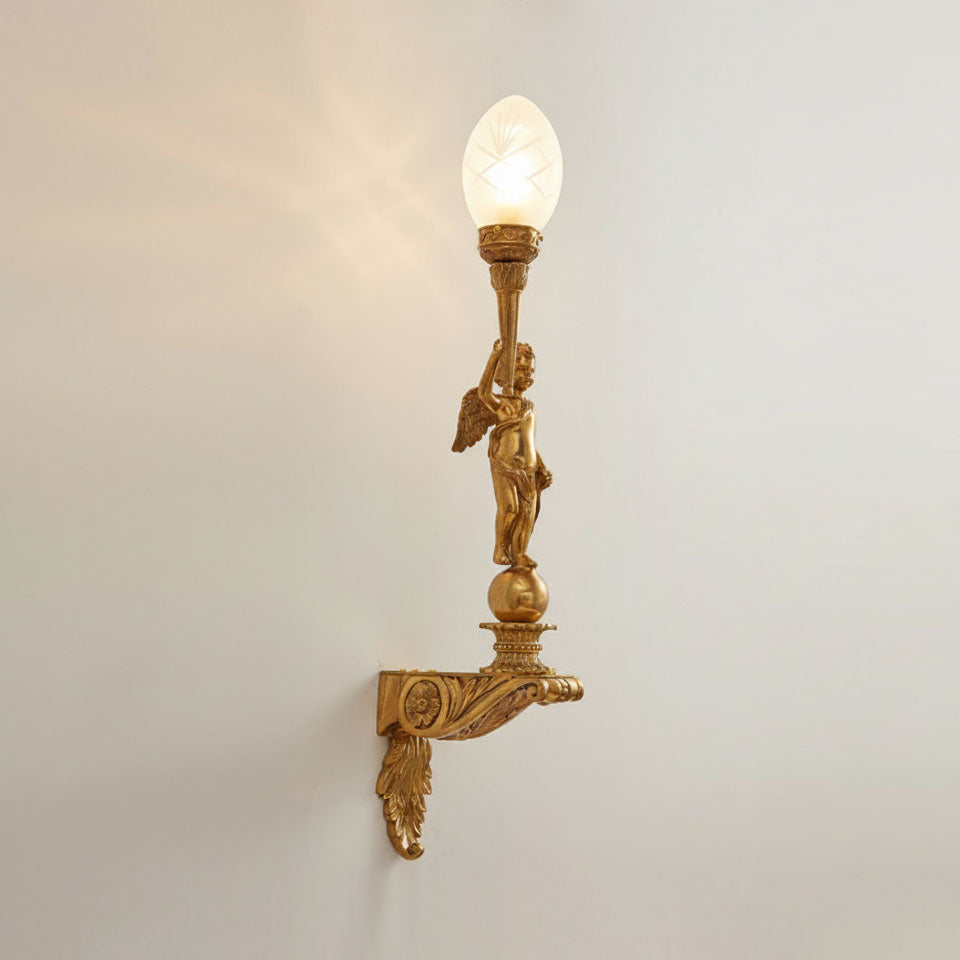 Deliane Brass Wall Lamp