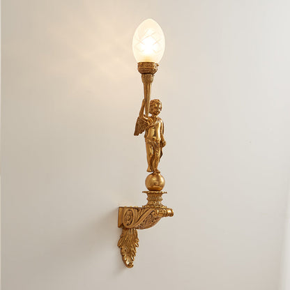 Deliane Brass Wall Lamp