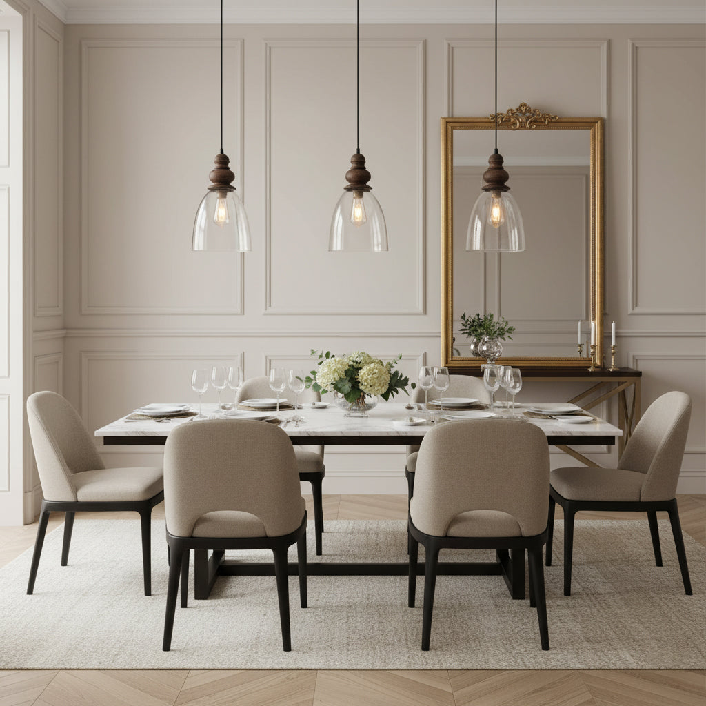 Delmare Glass Pendant Lamp
