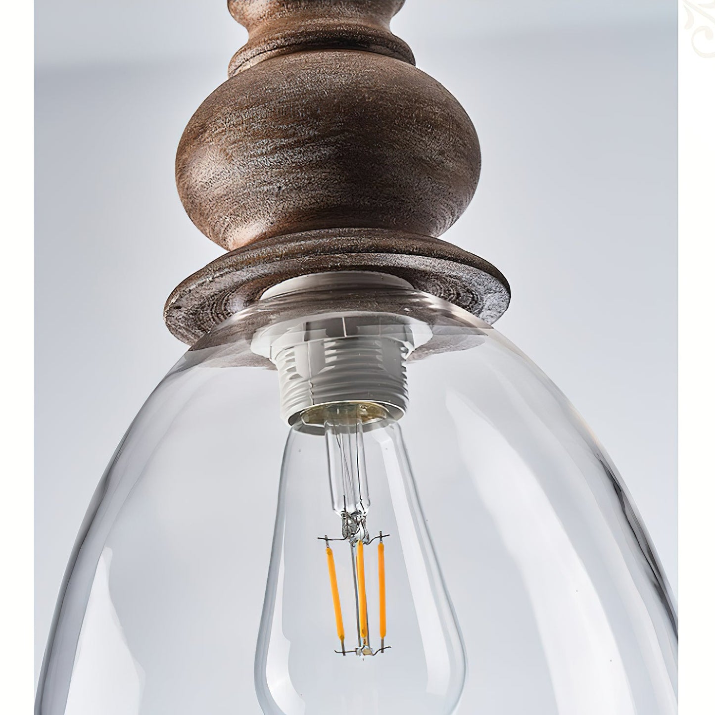 Delmare Glass Pendant Lamp