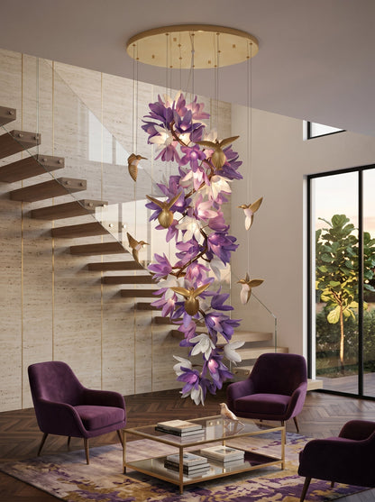 Delphinium Purple Chandelier
