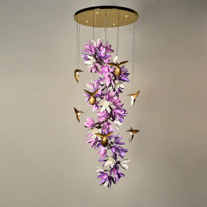 Delphinium Purple Chandelier