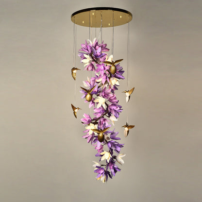 Delphinium Purple Chandelier