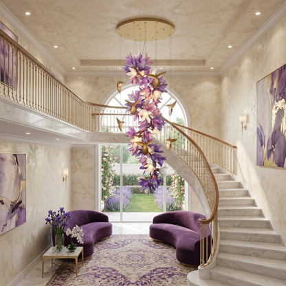 Delphinium Purple Chandelier