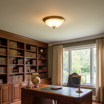 Deltana Flush Ceiling Lamp