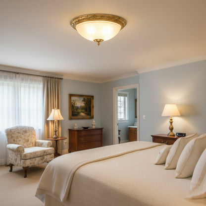 Deltana Flush Ceiling Lamp