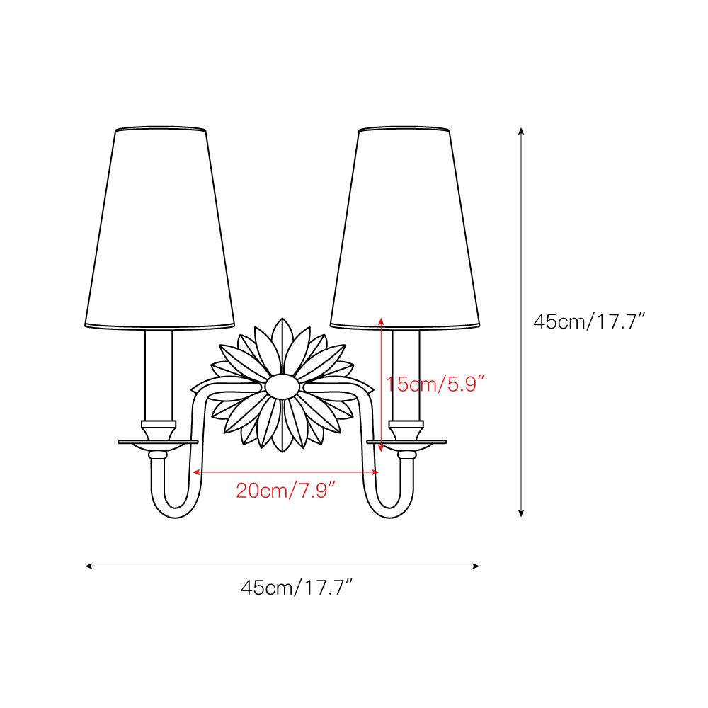 Demeter Double Sconce