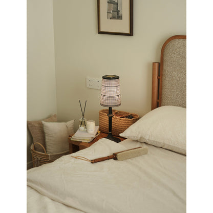 Devon Black Table Lamp (Built-in Battery)