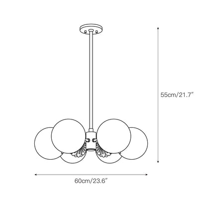 Dewdrop Globe Chandelier