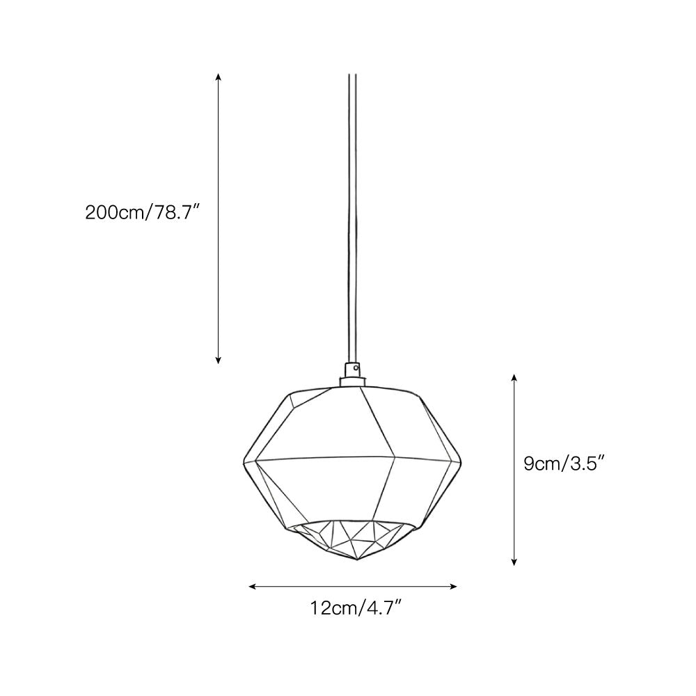 Diamante Alabaster Pendant Lamp