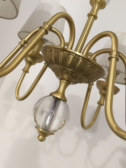 Diana Brass Chandelier