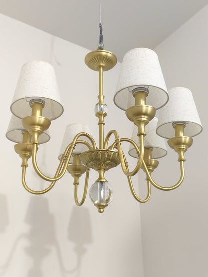 Diana Brass Chandelier