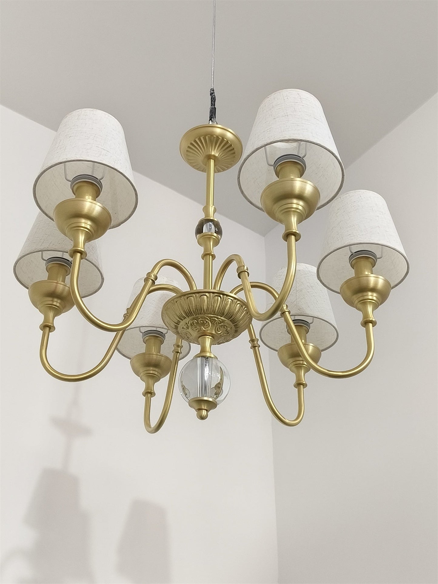 Diana Brass Chandelier
