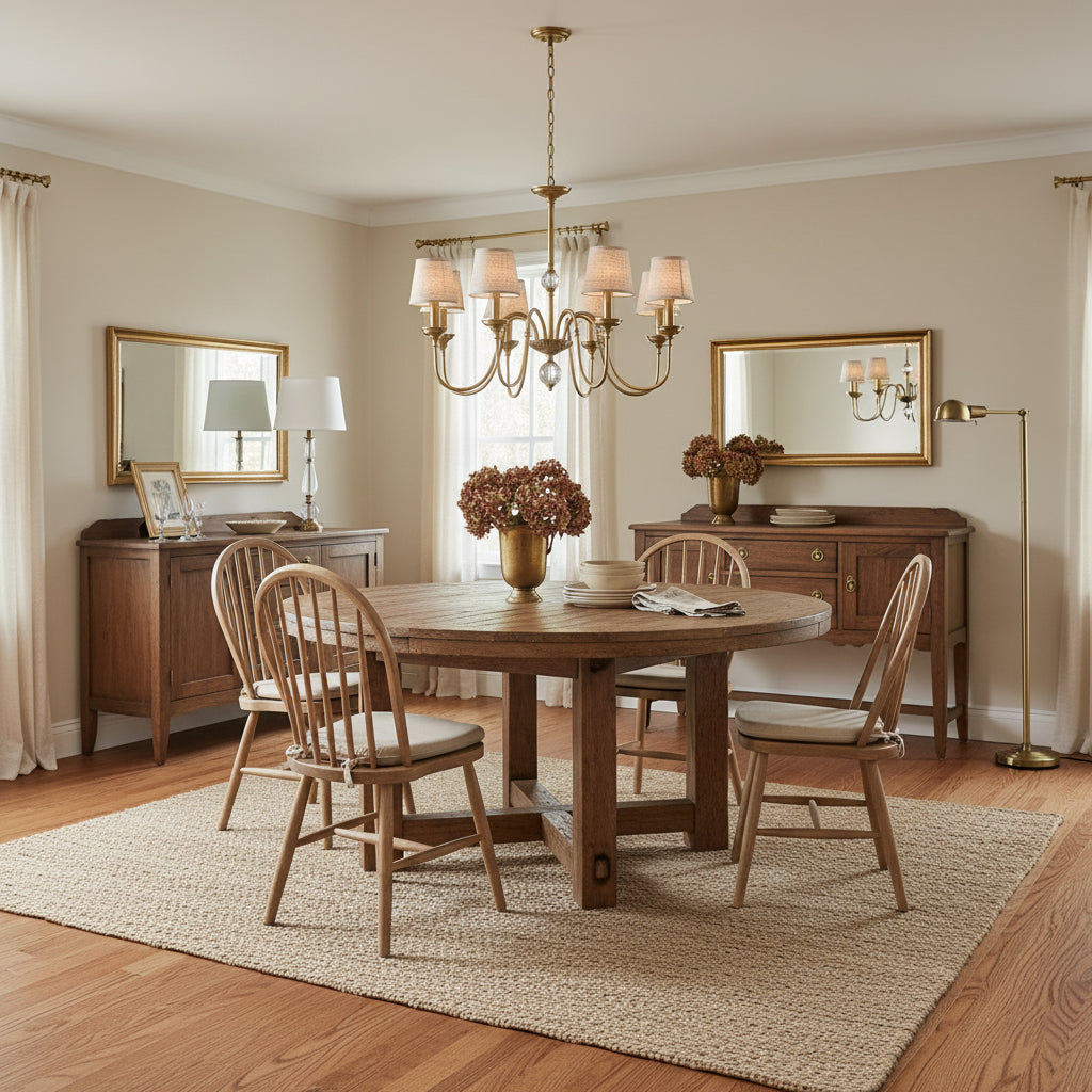 Diana Brass Chandelier