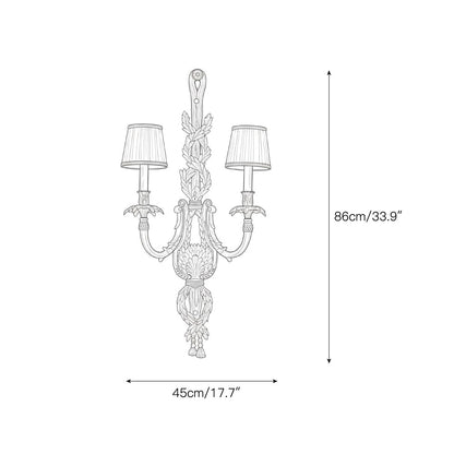 Dominique Brass Wall Lamp