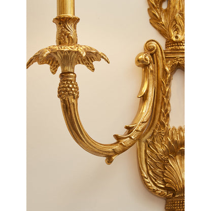 Dominique Brass Wall Lamp