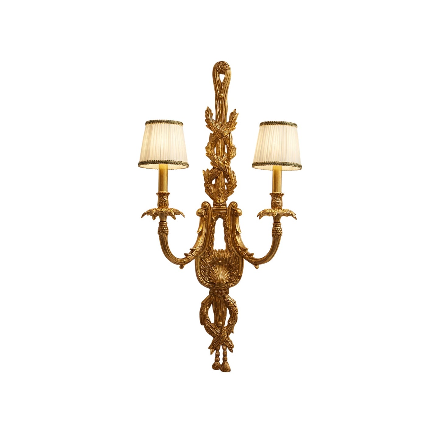 Dominique Brass Wall Lamp