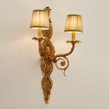 Dominique Brass Wall Lamp