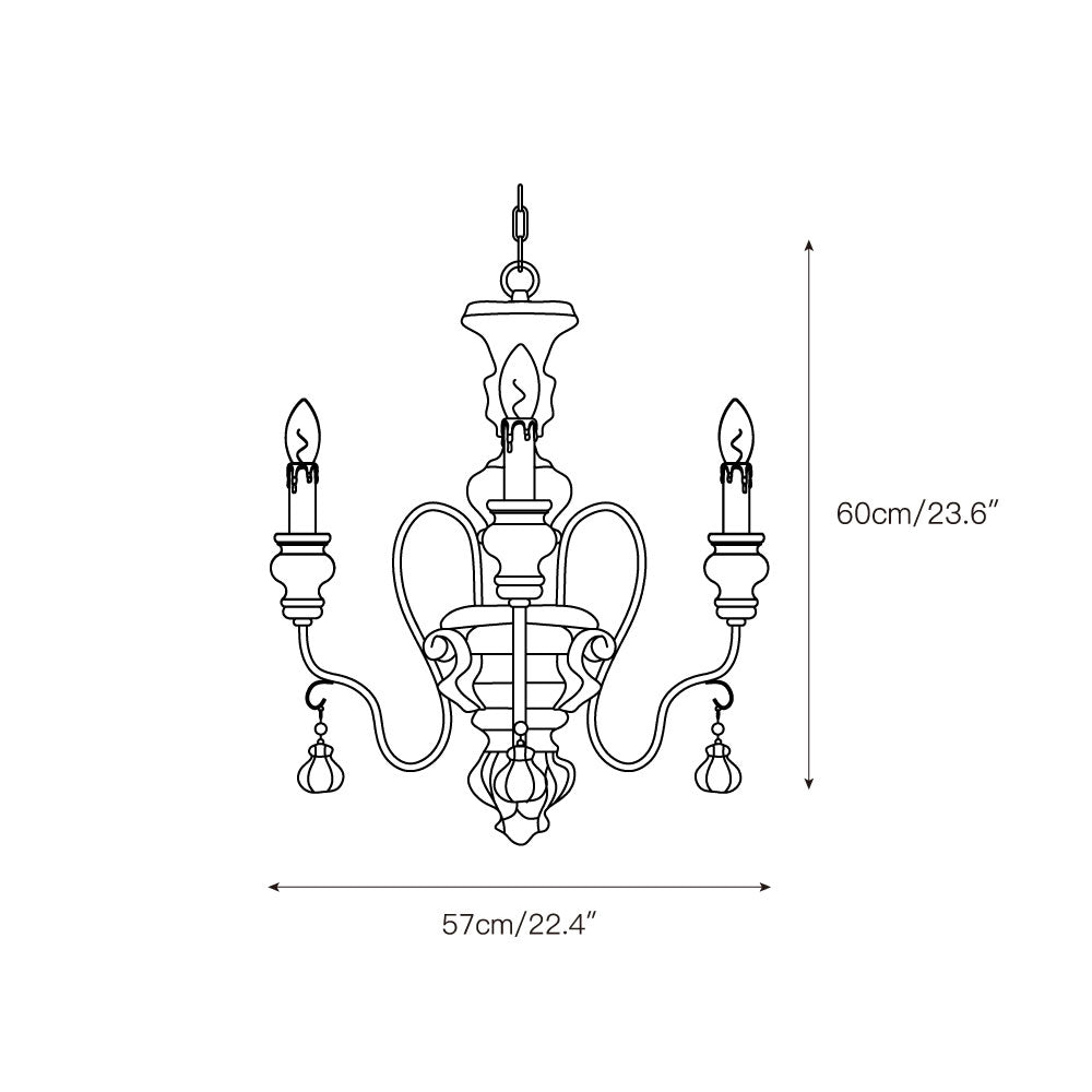 Donnelly Country Chandelier