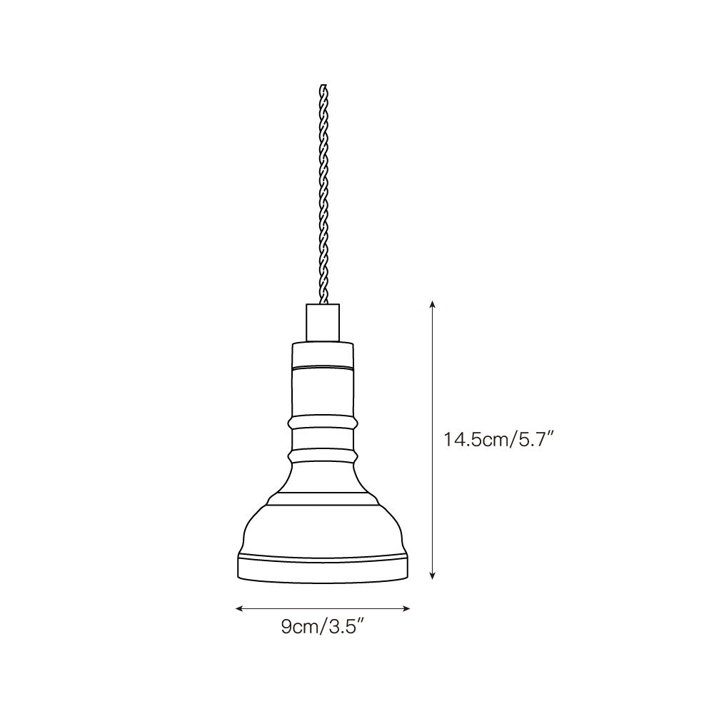 Douille Chrome Pendant Lamp