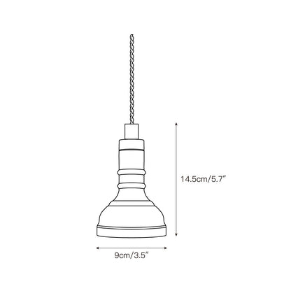 Douille Chrome Pendant Lamp