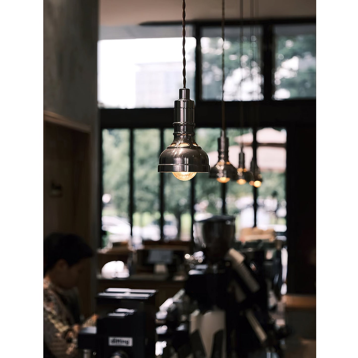 Douille Chrome Pendant Lamp