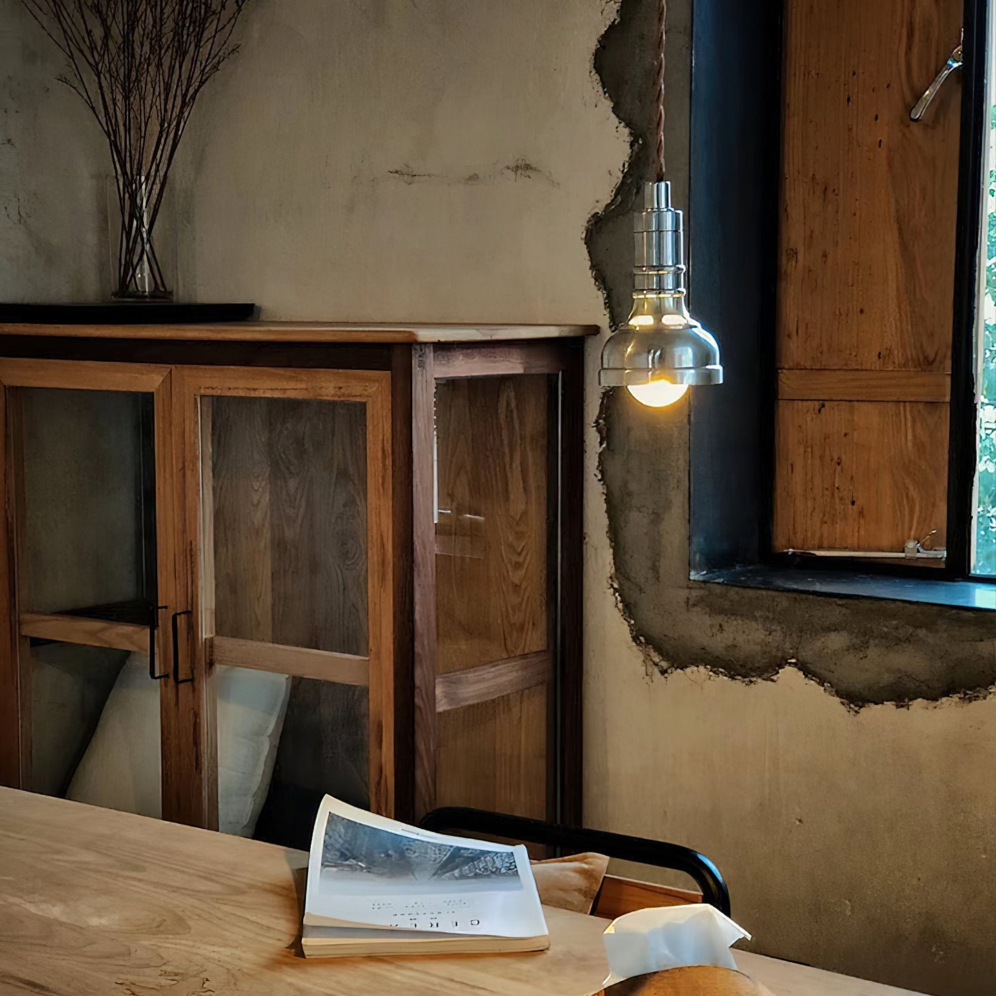Douille Chrome Pendant Lamp